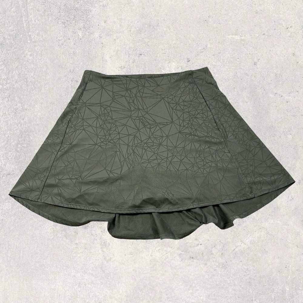 Nike Skort Women's Size Small Olive Green Breathe Fairway Golf Tennis Pickleball